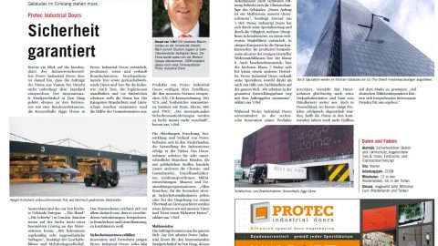 2014 Wirtschafts Nachrichten - Protec Industrial Doors
